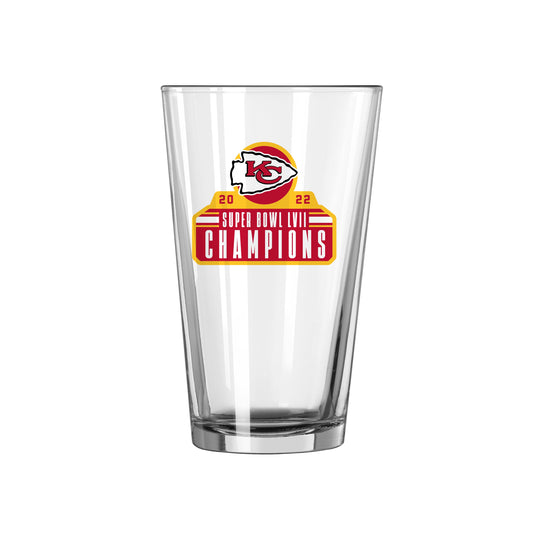KC Chiefs 16oz SB Champions Pint Glass