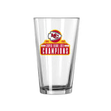 KC Chiefs 16oz SB Champions Pint Glass