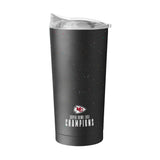 KC Chiefs Super Bowl Champions Confetti 20oz Powder Coat Tumbler