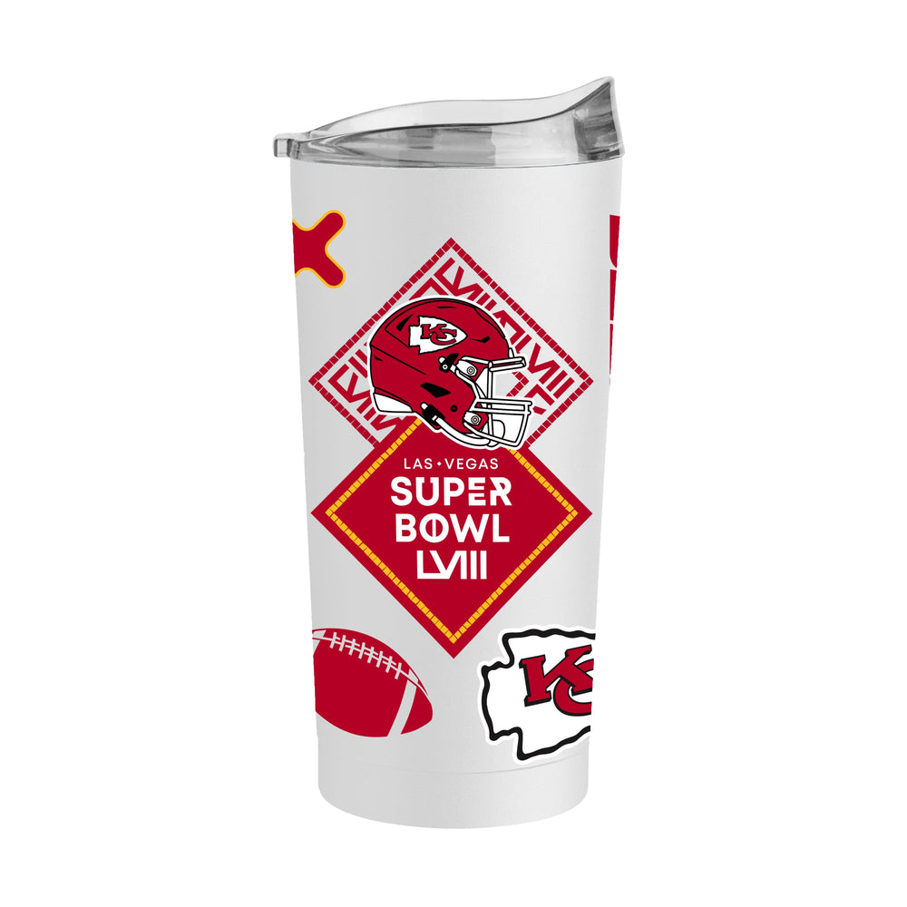 Kansas City Chiefs 20oz SB 58 Bound Native Powder Coat Tumbler