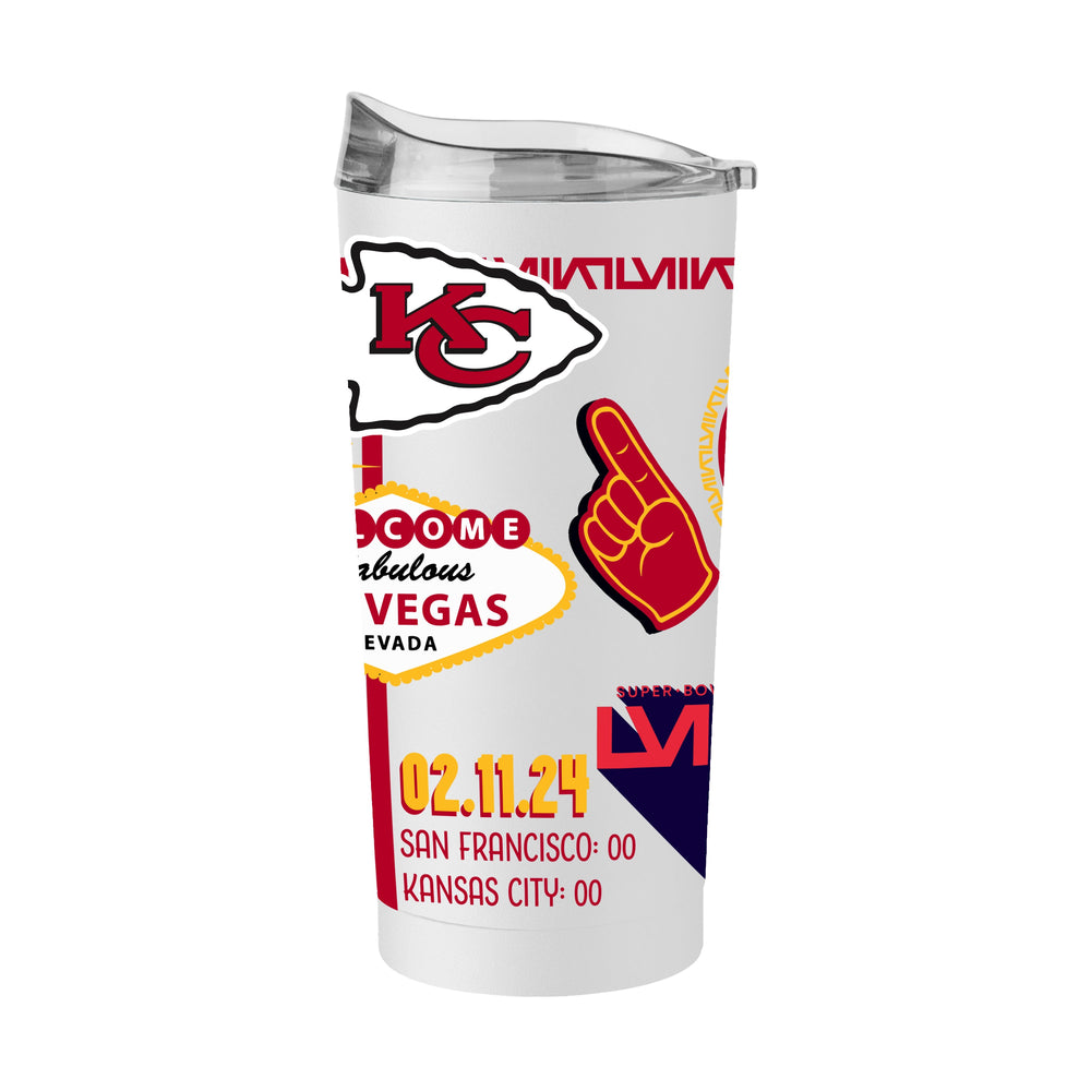 Kansas City Chiefs 20oz SB 58 Champions Native Powder Coat Tumbler