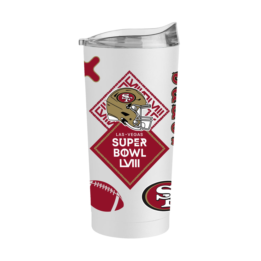 San Francisco 49ers 20oz SB 58 Bound Native Powder Coat Tumbler