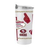 San Francisco 49ers 20oz Conference Champs Native Powder Coat Tumbler - Logo Brands - Flyclothing LLC