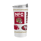 San Francisco 49ers 20oz Conference Champs Native Powder Coat Tumbler - Logo Brands - Flyclothing LLC