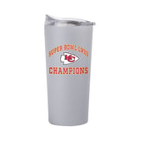 Kansas City Chiefs 20oz SB 58 Champions Stone Powder Coat Tumbler