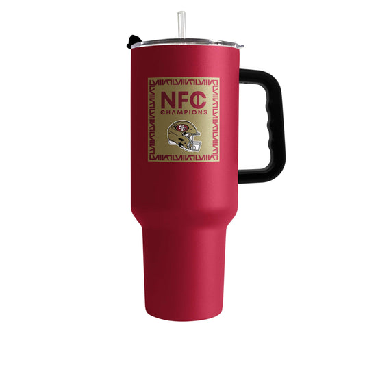 San Francisco 49ers 40oz Conference Champs Powder Coat Tumbler - Logo Brands - Flyclothing LLC