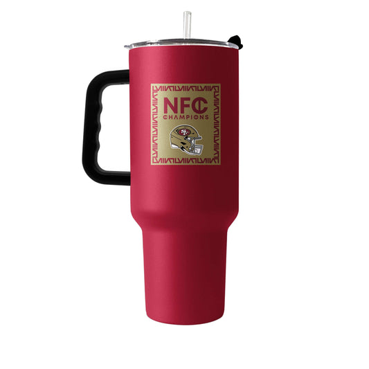 San Francisco 49ers 40oz Conference Champs Powder Coat Tumbler - Logo Brands - Flyclothing LLC