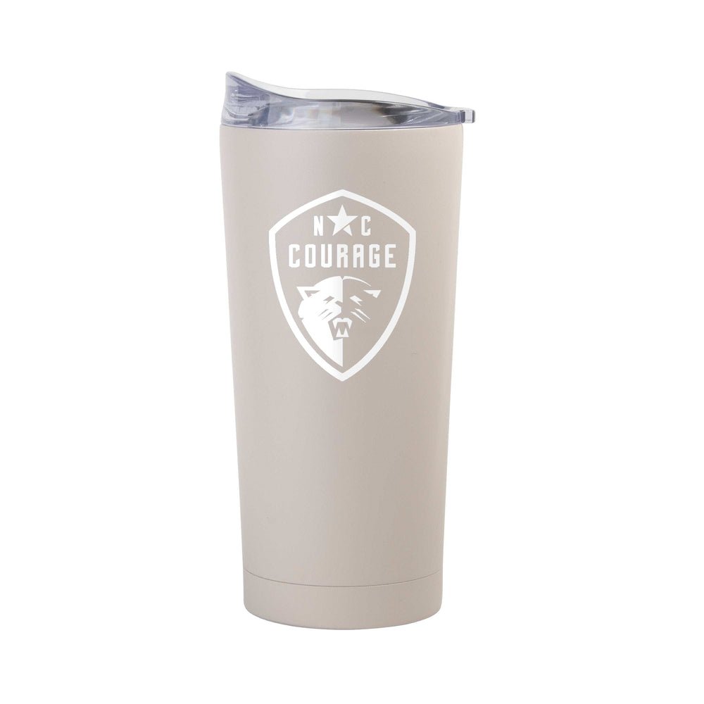 NC Courage 20oz Archway Powder Coat Tumbler - Logo Brands - Flyclothing LLC