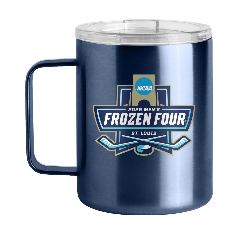 2025 Mens Hockey Frozen Four Teams 15oz Stainless Mug - Logo Brands - Flyclothing LLC