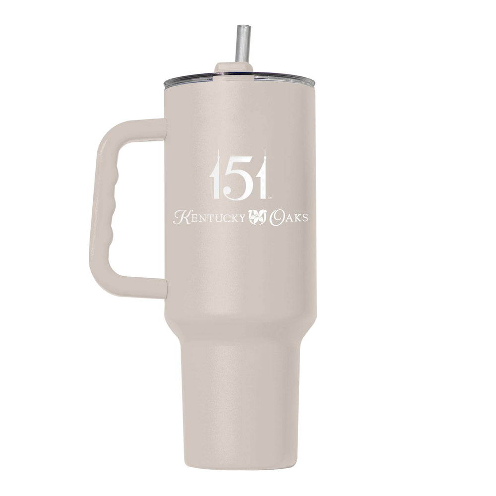 Kentucky Oaks 151st 40oz Powder Coat Tumbler - Logo Brands - Flyclothing LLC