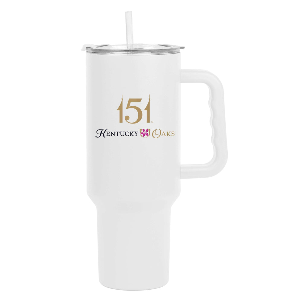 Kentucky Oaks 151st 40oz Powder Coat Tumbler - Logo Brands - Flyclothing LLC
