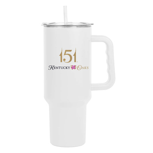 Kentucky Oaks 151st 40oz Powder Coat Tumbler - Logo Brands - Flyclothing LLC