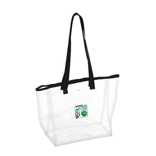 Boston Celtics 2024 NBA Champions Clear Tote - Logo Brands - Flyclothing LLC