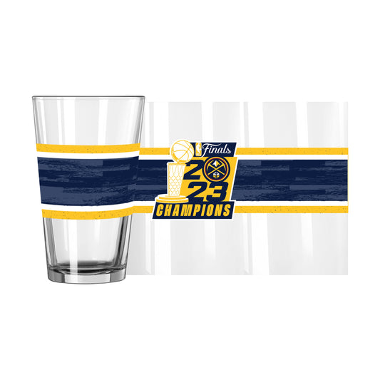 Denver Nuggets 16oz 2023 NBA Finals Champions Pint Glass