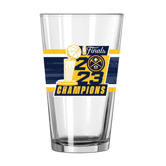Denver Nuggets 16oz 2023 NBA Finals Champions Pint Glass