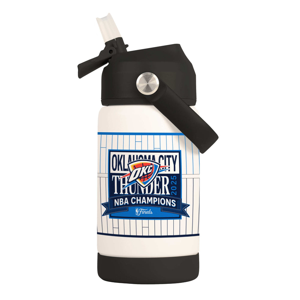 Oklahoma City Thunder 2025 NBA Champions 12oz Kids Bottle - Logo Brands - Flyclothing LLC