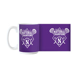 Northwestern 2023 Womens Lacrosse Champions 15oz Sublimated Mug - Logo Brands - Flyclothing LLC