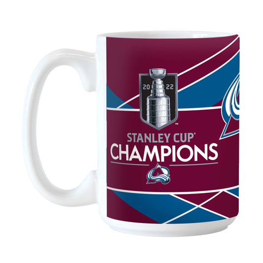 Colorado Avalanche 15oz Stanley Cup Champions Sublimated Mug - Logo Brands - Flyclothing LLC