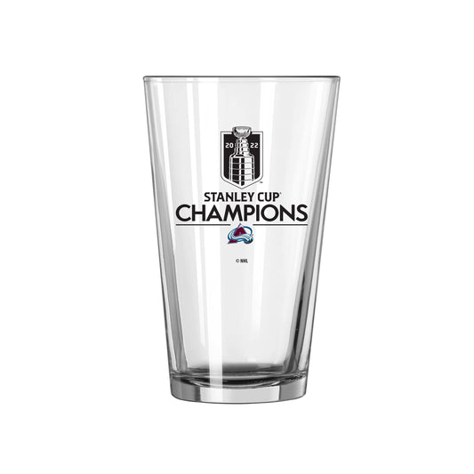 Colorado Avalanche 16oz Stanley Cup Champions Pint Glass - Logo Brands - Flyclothing LLC