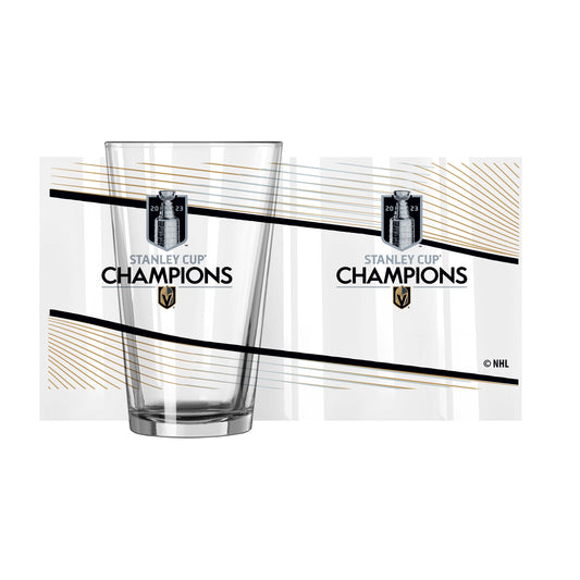 Vegas Golden Knights 16oz 2023 Stanley Cup Champions Pint Glass