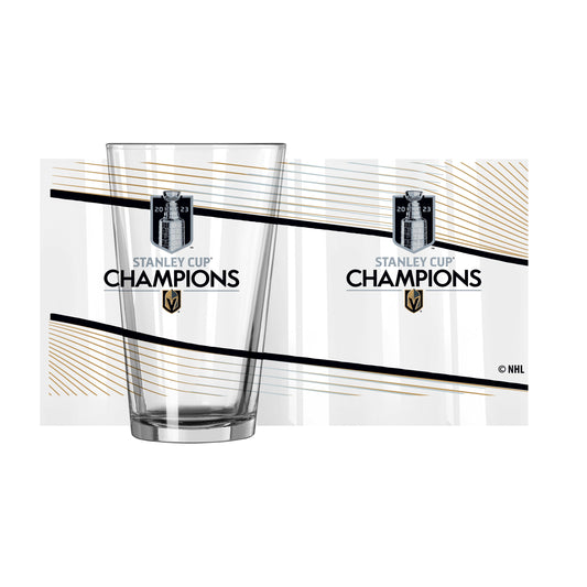 Vegas Golden Knights 16oz 2023 Stanley Cup Champions Pint Glass