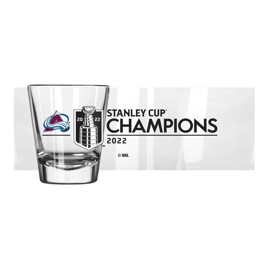 Colorado Avalanche 2oz Stanley Cup Champions Shot Glass