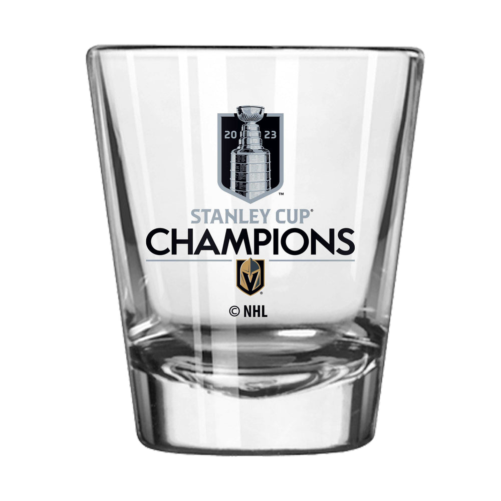 Vegas Golden Knights 2oz 2023 Stanley Cup Champions Shot Glass - Logo Brands - Flyclothing LLC
