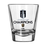 Vegas Golden Knights 2oz 2023 Stanley Cup Champions Shot Glass - Logo Brands - Flyclothing LLC