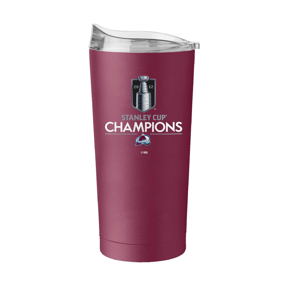 Colorado Avalanche Stanley Cup Champions 20oz Powder Coat Tumbler - Logo Brands - Flyclothing LLC