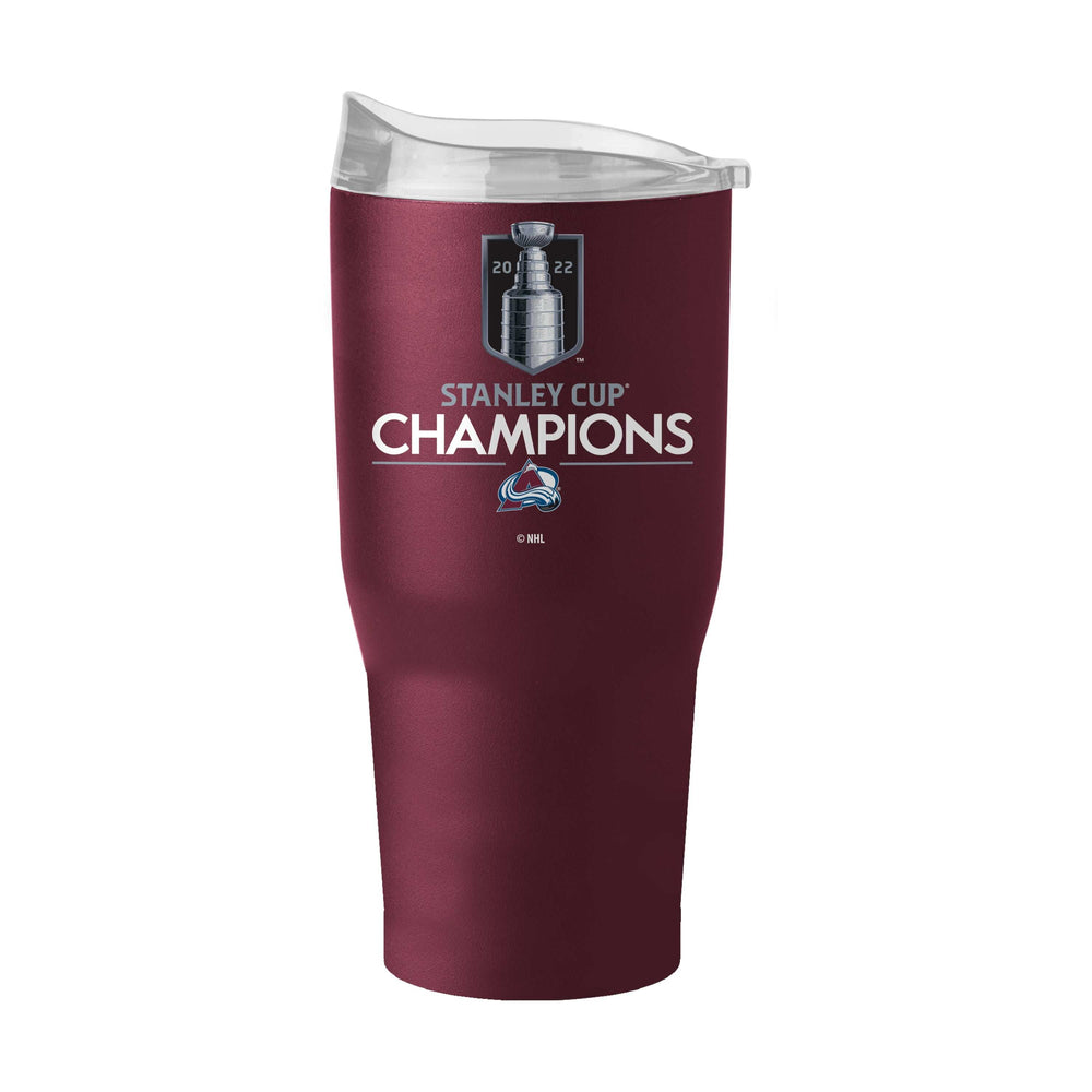 Colorado Avalanche Stanley Cup Champions 30oz Powder Coat Tumbler - Logo Brands - Flyclothing LLC