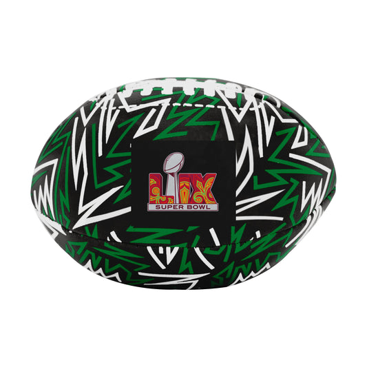 Super Bowl 59 Micro Graffiti Soft Football