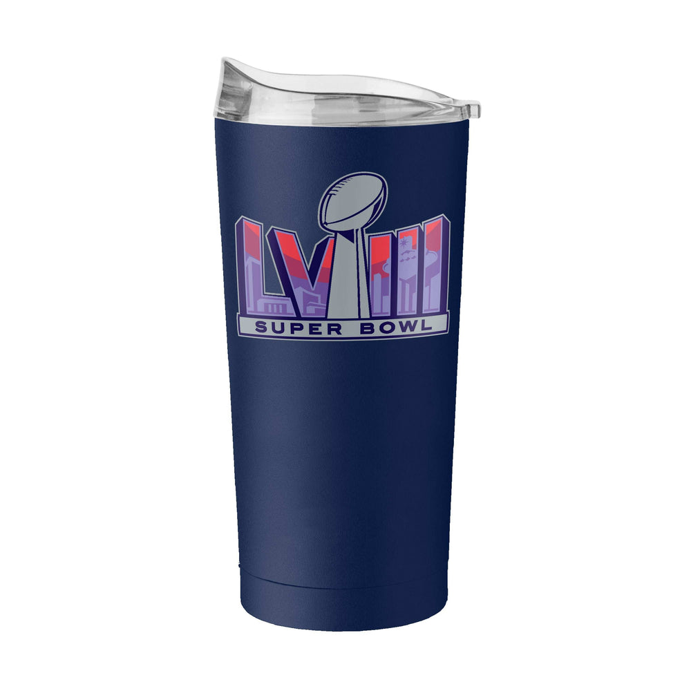 Super Bowl 58 20oz Powder Coat Tumbler - Logo Brands - Flyclothing LLC
