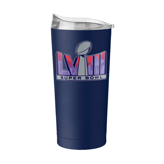 Super Bowl 58 20oz Powder Coat Tumbler - Logo Brands - Flyclothing LLC