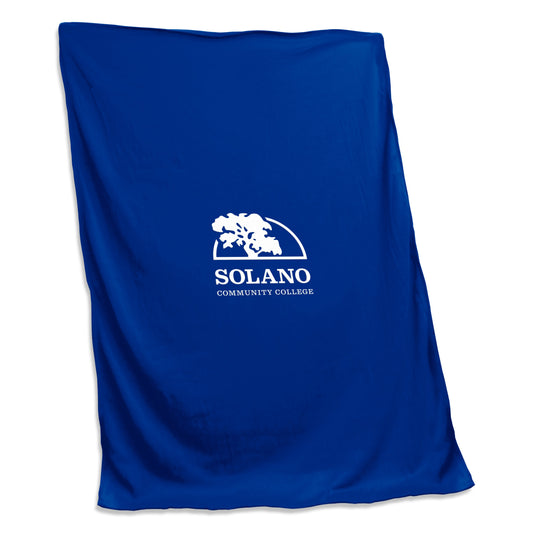 Solano Community College Screened Sweatshirt Blanket