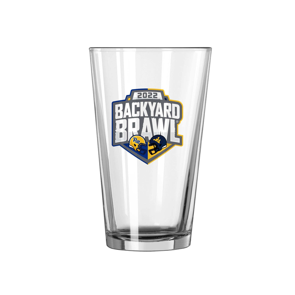 Backyard Brawl 2022 16oz Pint Glass - Logo Brands - Flyclothing LLC