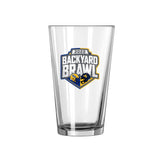 Backyard Brawl 2022 16oz Pint Glass - Logo Brands - Flyclothing LLC