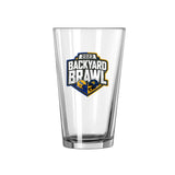 Backyard Brawl 2023 Matchup 16oz Pint Glass - Logo Brands - Flyclothing LLC