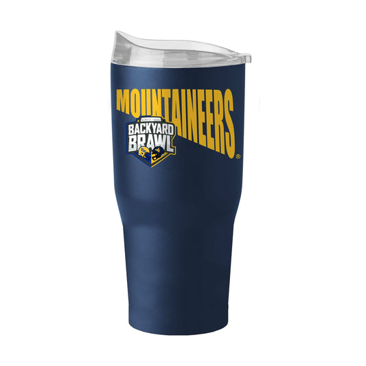 2024 Backyard Brawl West Virginia 30oz Powder Coat Tumbler - Logo Brands - Flyclothing LLC