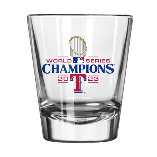Texas Rangers 2oz 2023 World Series Champions Repeat Shot Glass