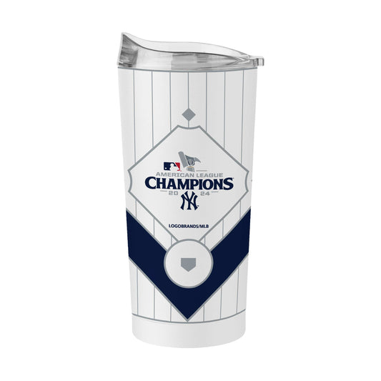 NY Yankees 2024 American League Champs 20oz PC Tumbler - Logo Brands - Flyclothing LLC