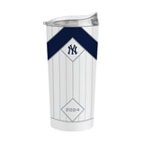 NY Yankees 2024 American League Champs 20oz PC Tumbler - Logo Brands - Flyclothing LLC