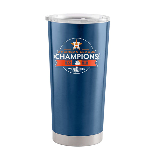 Houston Astros League Champs 20oz Stainless Tumbler - Logo Brands - Flyclothing LLC