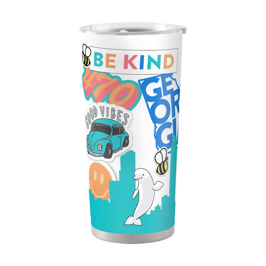 Atlanta 20oz Native Powder Coat Tumbler - Logo Brands - Flyclothing LLC