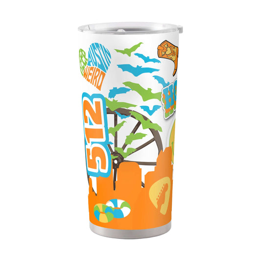 Austin 20oz Native Powder Coat Tumbler - Logo Brands - Flyclothing LLC
