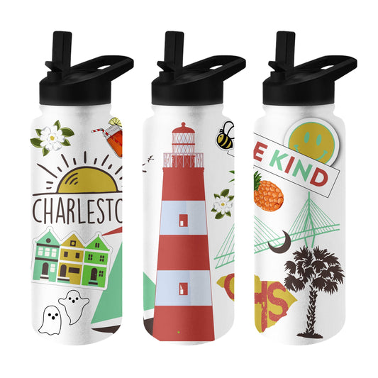 Charleston 34oz Native Quencher Bottle - Logo Brands - Flyclothing LLC