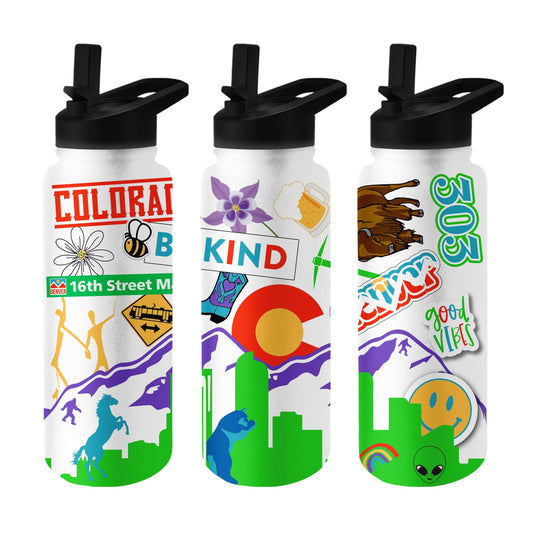 Denver 34oz Native Quencher Bottle - Logo Brands - Flyclothing LLC