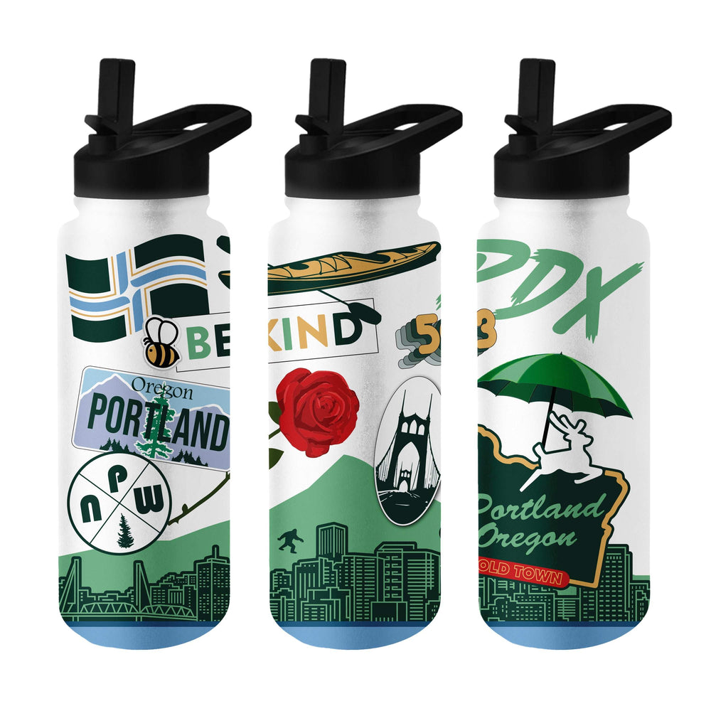 Portland 34oz Native Quencher Bottle - Logo Brands - Flyclothing LLC