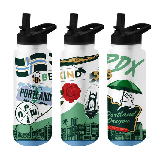 Portland 34oz Native Quencher Bottle - Logo Brands - Flyclothing LLC
