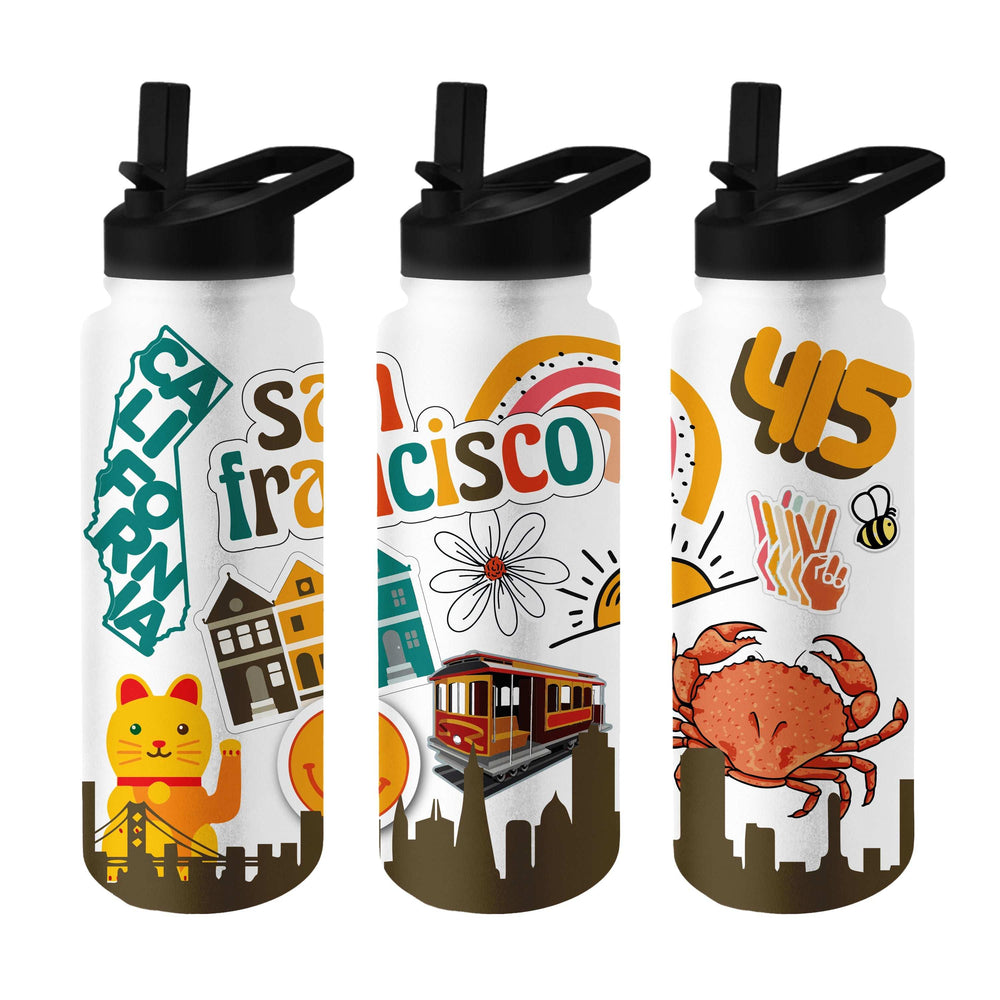 San Francisco 34oz Native Quencher Bottle - Logo Brands - Flyclothing LLC