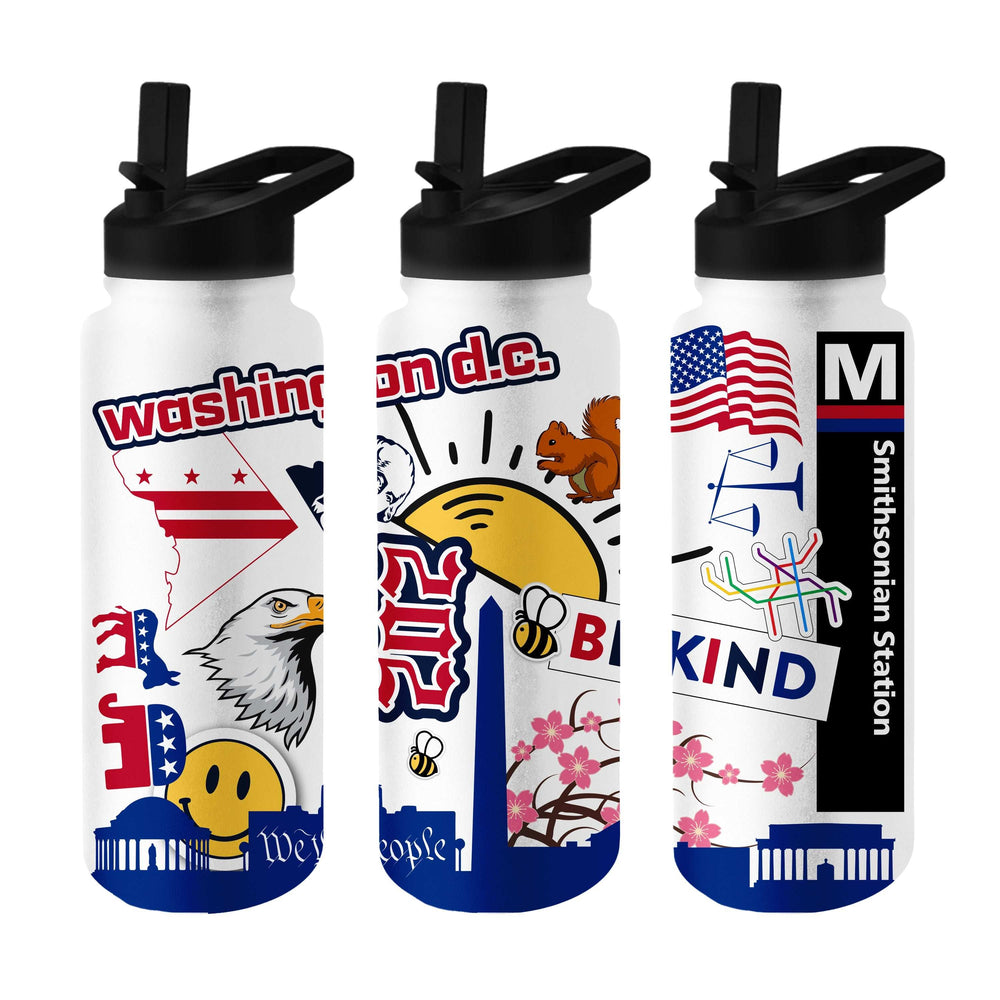 Washington DC 34oz Native Quencher Bottle - Logo Brands - Flyclothing LLC